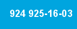 924 925-16-03